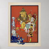 Vintager Zauberer für OZ - Großdruck Poster (Vorne)