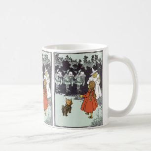 Vintager Zauberer Oz Dorothy Toto Glinda Munchkins Kaffeetasse