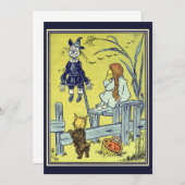Vintager Zauberer Oz, Dorothy Toto trifft Scarecro (Vorne/Hinten)