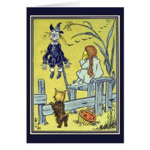 Vintager Zauberer Oz, Dorothy Toto trifft Scarecro