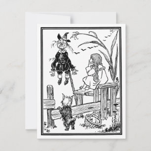 Vintager Zauberer Oz, Dorothy Toto trifft Scarecro