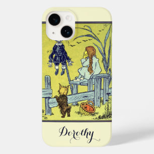 Vintager Zauberer Oz, Dorothy Toto trifft Scarecro Case-Mate iPhone Hülle
