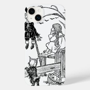 Vintager Zauberer Oz, Dorothy Toto trifft Scarecro Case-Mate iPhone 14 Plus Hülle