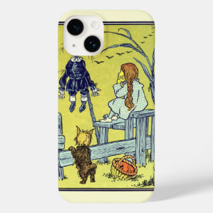 Vintager Zauberer Oz, Dorothy Toto trifft Scarecro Case-Mate iPhone Hülle