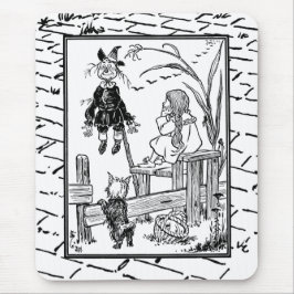 Vintager Zauberer Oz, Dorothy Toto trifft Scarecro Mousepad