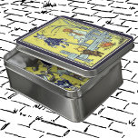 Vintager Zauberer Oz, Dorothy Toto trifft Scarecro Puzzle<br><div class="desc">Vintage Illustration klassischer Kindermärchen von William Wallace Denslow aus dem Viktorianischen Era-Geschichtenbuch Der wunderbare Zauberer von Oz von L. Frank Baum. Dorothy und ihr Begleiter Toto treffen auf die Scarecrow, während sie auf ihrem Weg in die Smaragdstadt der gelben Ziegelstraße folgen. Das Mädchen sitzt auf einem Zaun, ihr Picknickkorb ist...</div>