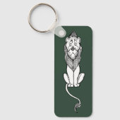 Vintager Zauberer Oz, feige Löwe Schlüsselanhänger (Vorderseite)