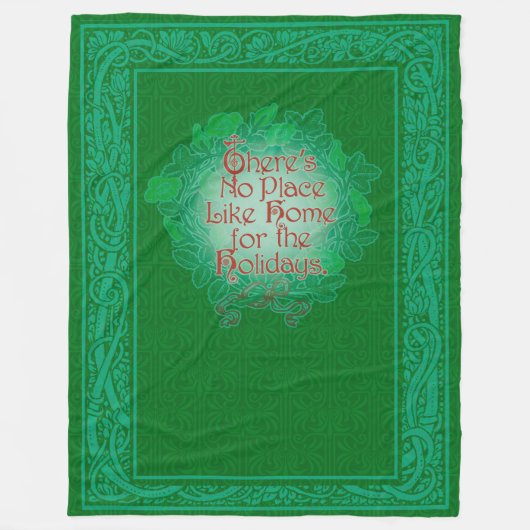 Vintager Zauberer Oz Fleece Weihnachtsblanket (Vorderseite)