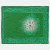 Vintager Zauberer Oz Fleece Weihnachtsblanket (Vorderseite (Horizontal))