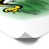 Vintager Zauberer Oz, Grumpy Wizard Emerald Throne Poster (Ecke)