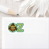 Vintager Zauberer Oz, Löwe im Buchstaben O (Insitu)