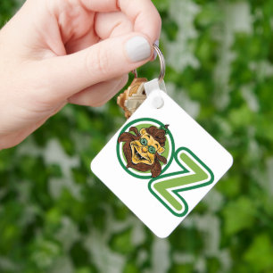 Vintager Zauberer Oz, Löwe im Buchstaben O Schlüsselanhänger