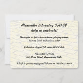 Vintager Zauberer Oz, Smaragdstädter Geburtstagspa Einladung (Rückseite)