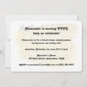 Vintager Zauberer Oz, Smaragdstädter Geburtstagspa Einladung (Rückseite)