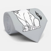 Vintager Zauberer Oz, tapfere feige Löwe Krawatte (Gerollt)