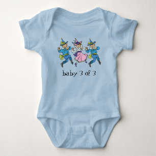 Vintager Zauberer von Oz, Baby 3 von 3 Triplets! Strampler