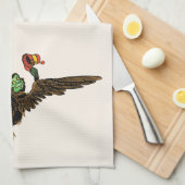 Vintager Zauberer von Oz, böse fliegende Affe Geschirrtuch (Viertel Falte)