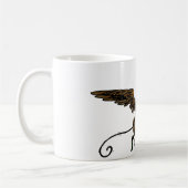 Vintager Zauberer von Oz, böse fliegende Affe Kaffeetasse (Links)