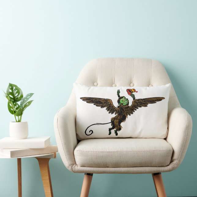 Vintager Zauberer von Oz, böse fliegende Affe Lendenkissen (Stuhl )