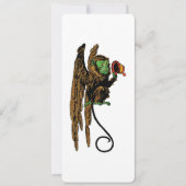 Vintager Zauberer von Oz bösen fliegenden Affen Einladung (Vorderseite)