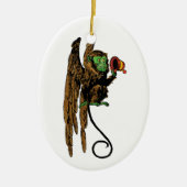 Vintager Zauberer von Oz, böser Affenhut Keramikornament (Vorne)