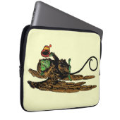 Vintager Zauberer von Oz, böser Affenhut Laptopschutzhülle (Vorne Rechts)