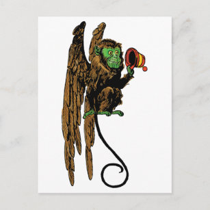 Der Zauberer Von Oz Fliegende Affe Einladungen Karten Briefpapier Zazzle De