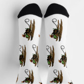 Vintager Zauberer von Oz, böser Affenhut Socken (Oben)