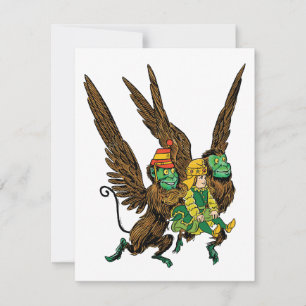 Vintager Zauberer von Oz, Dorothy, bösen fliegende