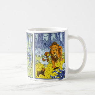 Vintager Zauberer von Oz Dorothy u. Toto Kaffeetasse
