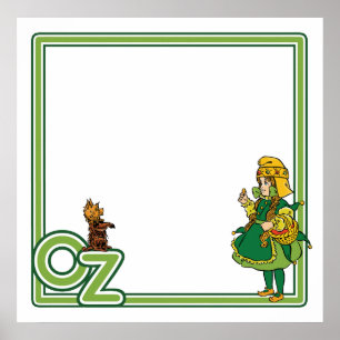Vintager Zauberer von Oz; Dorothy und Toto Poster