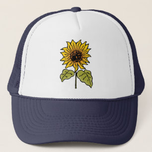 Vintager Zauberer von Oz Fairy Tale Sonnenblume im Truckerkappe