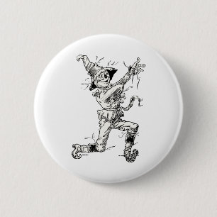 Vintager Zauberer von Oz Fairy Tales, die Vogelsch Button