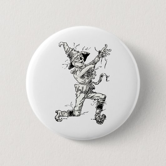 Vintager Zauberer von Oz Fairy Tales, die Vogelsch Button (Vorderseite)