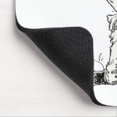 Vintager Zauberer von Oz Fairy Tales, die Vogelsch Mousepad (Ecke)