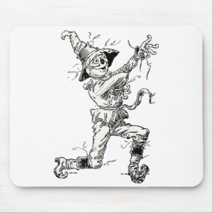 Vintager Zauberer von Oz Fairy Tales, die Vogelsch Mousepad