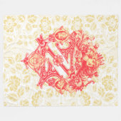 Vintager Zauberer von Oz Fleecedecke (Vorderseite (Horizontal))