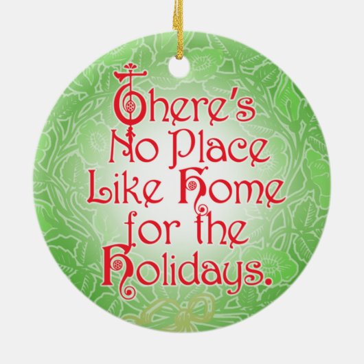 Vintager Zauberer von Oz Keramikornament (Hinten)