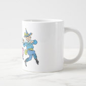 Vintager Zauberer von Oz, Niedliche TanzMunchkins! Jumbo-Tasse (Rechts)