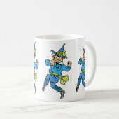 Vintager Zauberer von Oz, Niedlicher Tanzjunge Mun Kaffeetasse (VorderseiteRechts)
