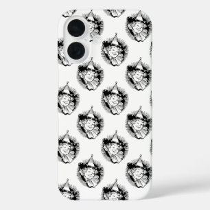 Vintager Zauberer von Oz, Portrait von Frau Munchk iPhone 16 Hülle