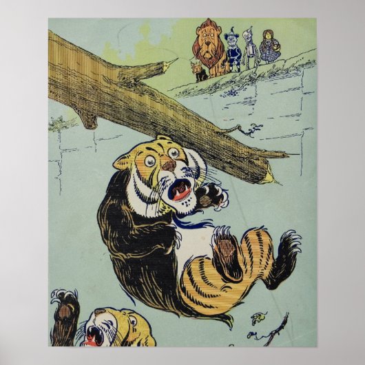 Vintager Zauberer von Oz Poster (Vorne)