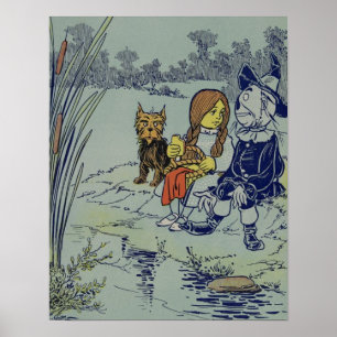 Vintager Zauberer von Oz Poster