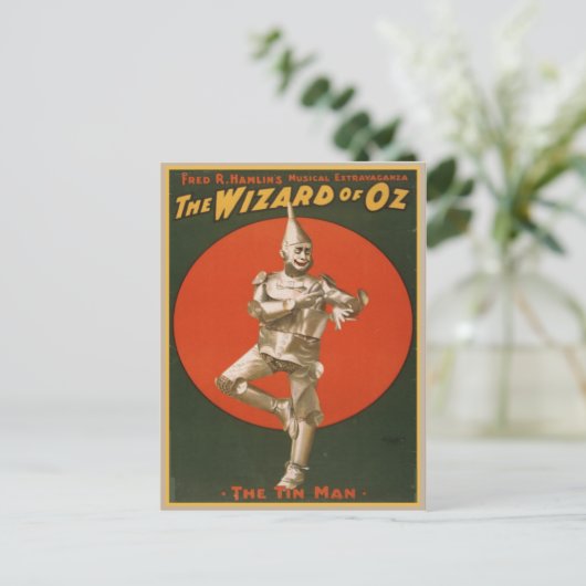 Vintager Zauberer von Oz Poster Postkarte (Stehend Vorderseite)