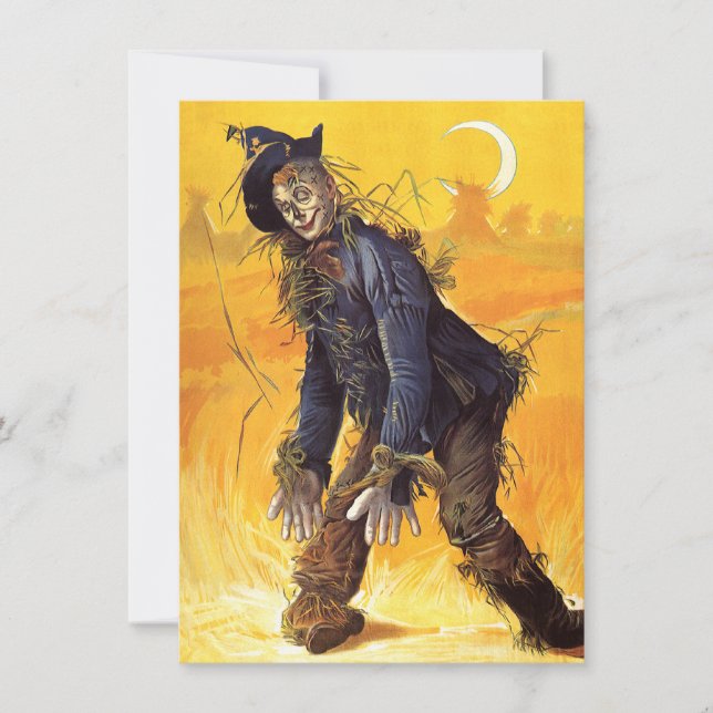 Vintager Zauberer von Oz Scarecrow (Vorderseite)