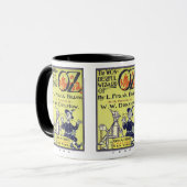 Vintager Zauberer von Oz Tasse (Vorderseite Links)