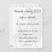 Vintager Zauberer von Oz Tinman zum Geburtstag Einladung (Rückseite)