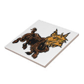 Vintager Zauberer von Oz, Toto the Niedlich Puppy  Fliese (Seite)