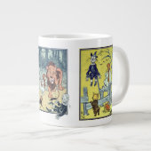 Vintager Zauberer von Oz, verschiedene Buchcharakt Jumbo-Tasse (Vorderseite Rechts)
