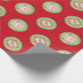 Vintager Zauberer von Oz Weihnachtspapier Geschenkpapier (Ecke)